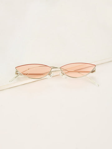 Tinted Lens Cat Eye Sunglasses