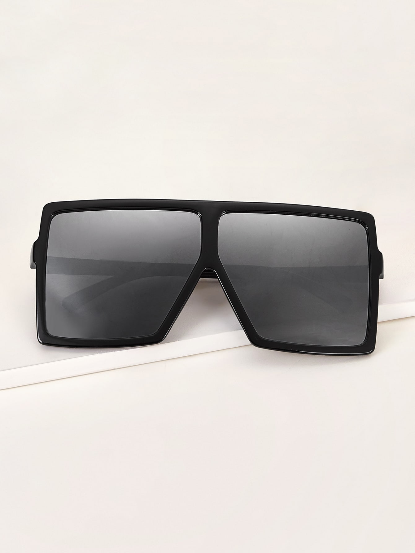 Clear Square Frame Sunglasses