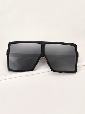 Clear Square Frame Sunglasses