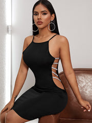 Climax Ladder Cut Out Bodycon Dress