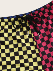 This Or That Checkered Track Shorts
