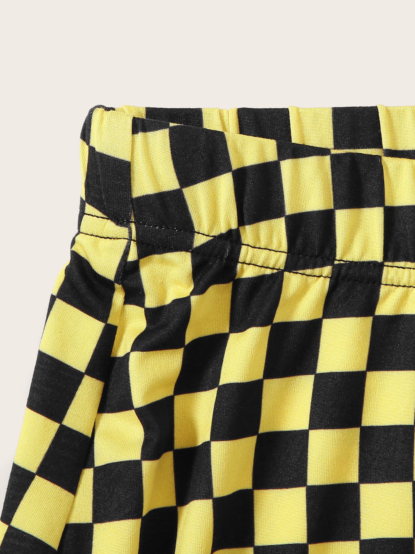 This Or That Checkered Skirt